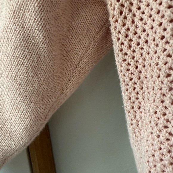 J. Crew Light Pink Textured Sweater - Picture 6 of 6